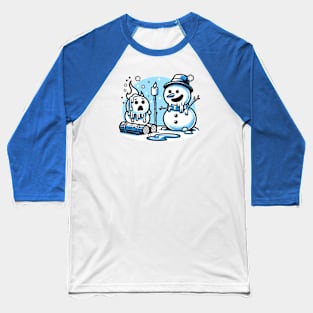 Snowman’s Solitude Baseball T-Shirt